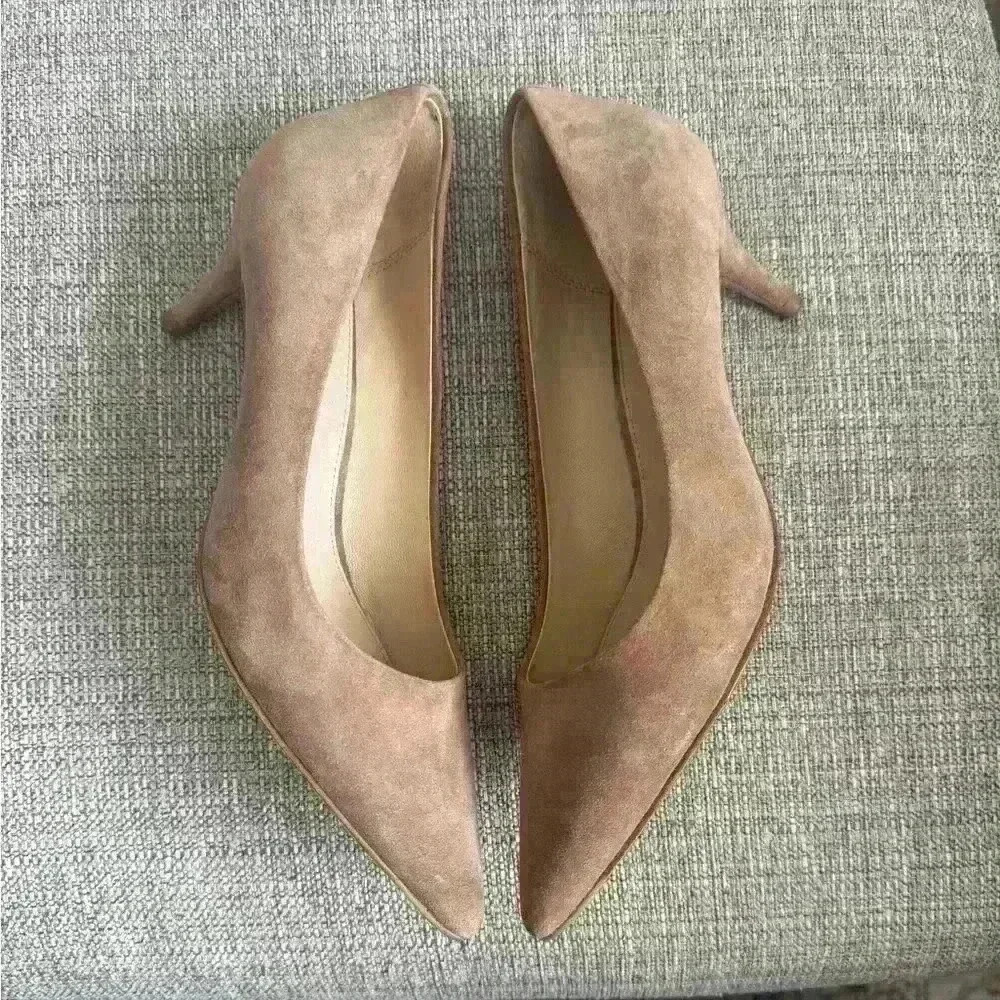 Coach Lacey Suede Heel Size 7.5 - Picture 5 of 7